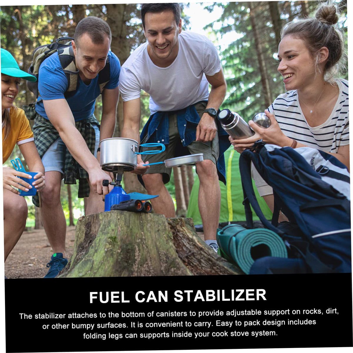 Canister Holder and Stove Tripod Stand N3838