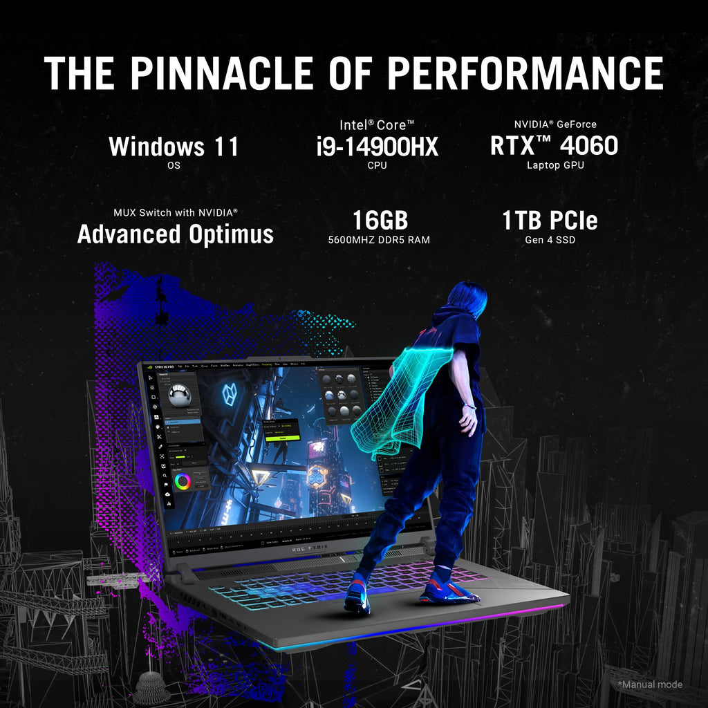 16” QHD 240Hz Gaming Laptop L863