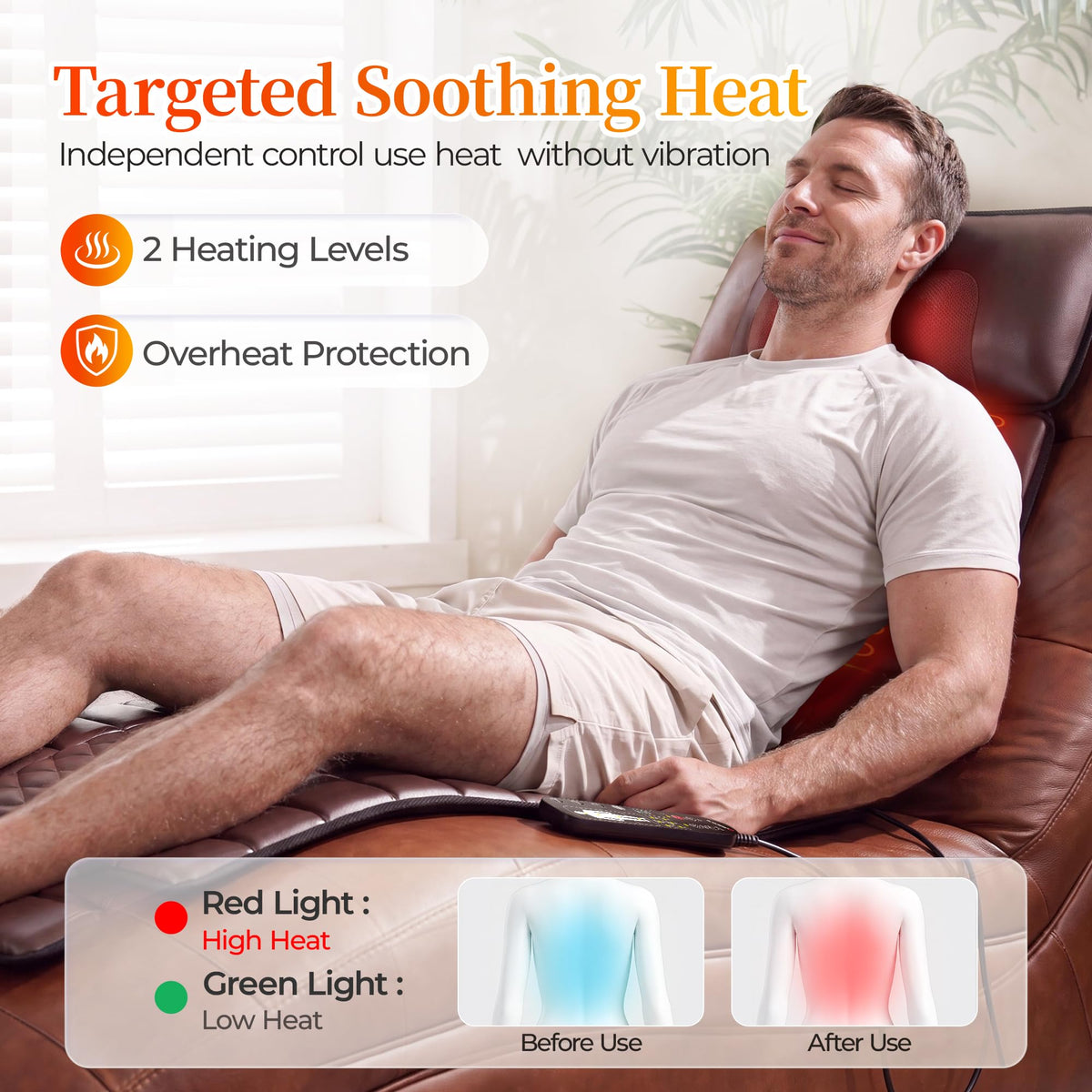 Full Body Massage Mat with Heat Q885