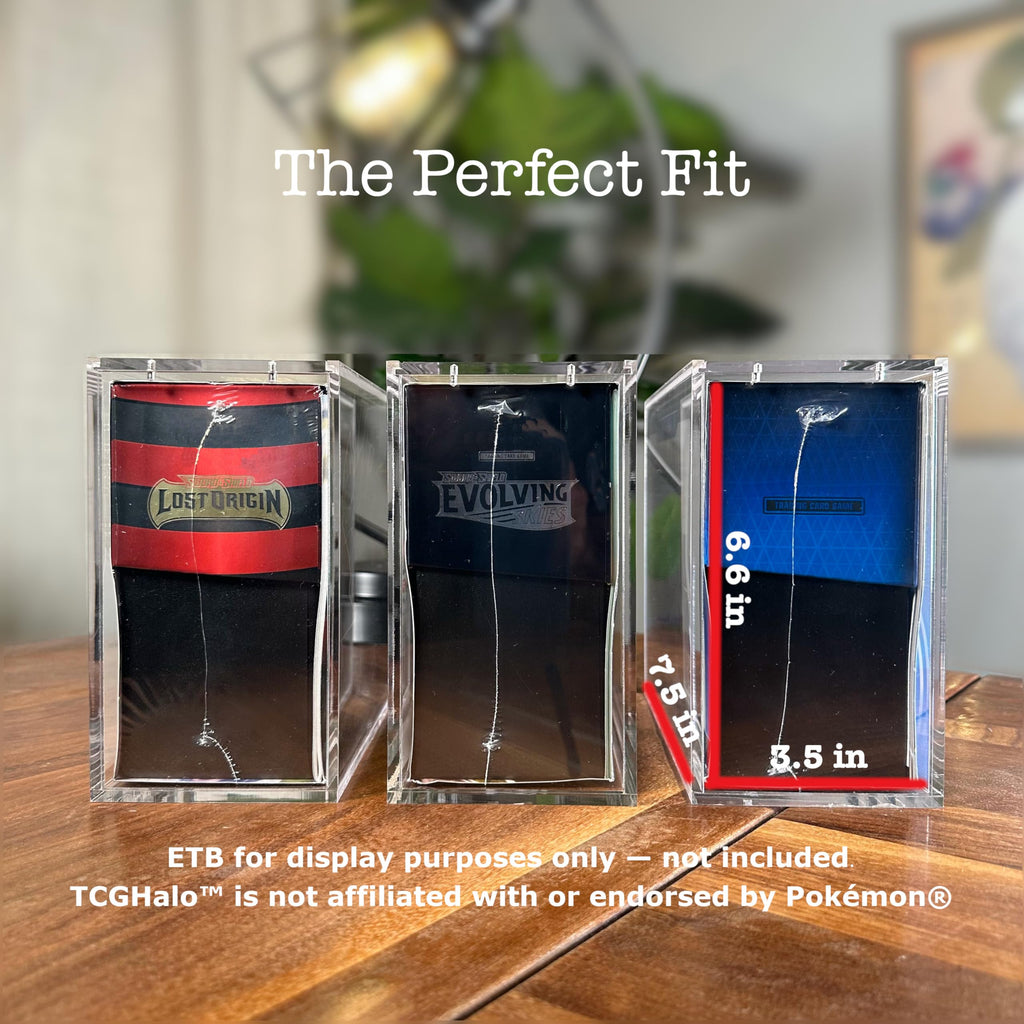 3 Pack Clear Acrylic ETB Display Case B38621