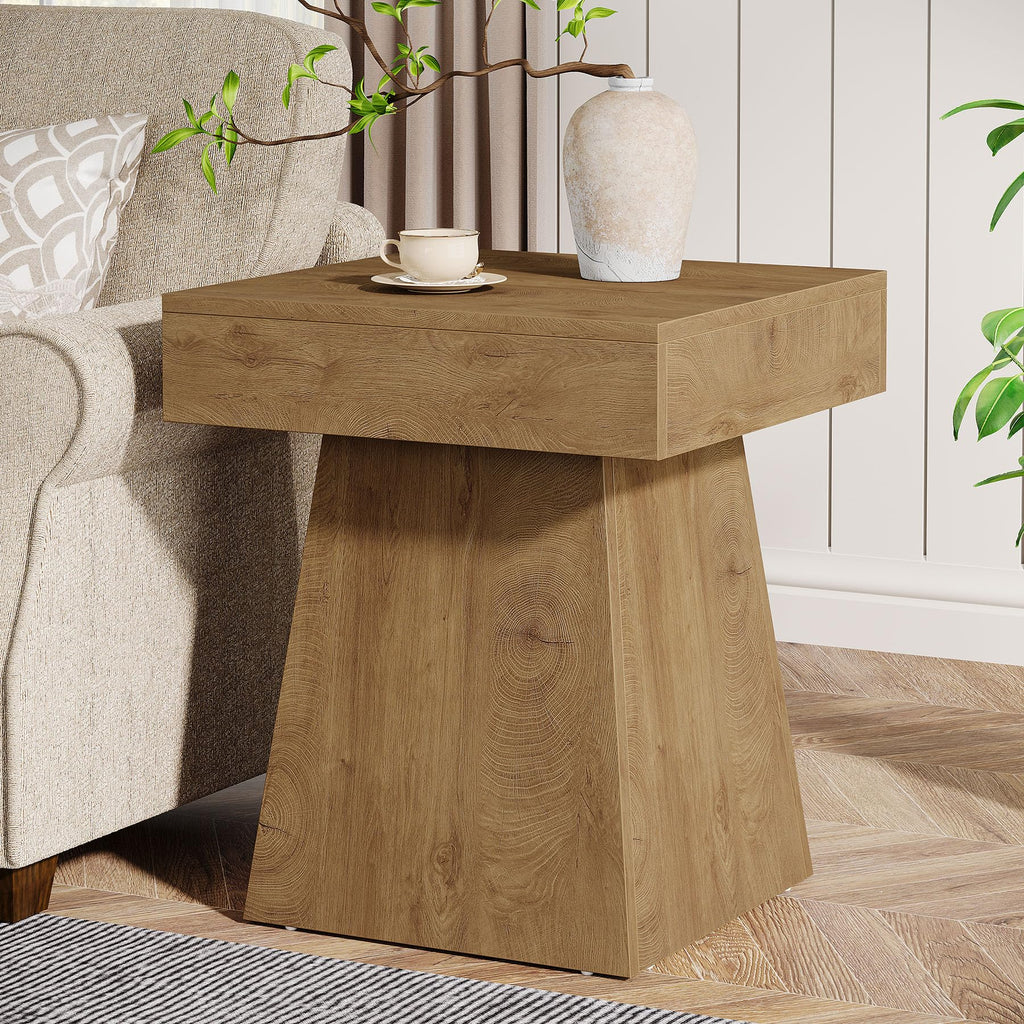 Small End Table Set of 2 Light Brown P97775