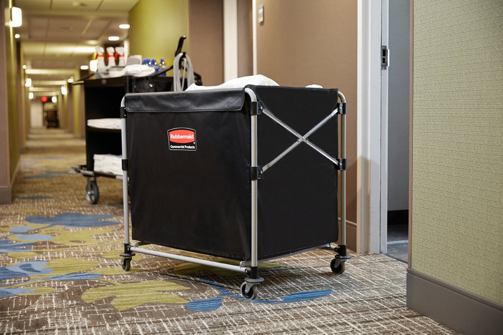 Black Steel Collapsible X Cart E5932
